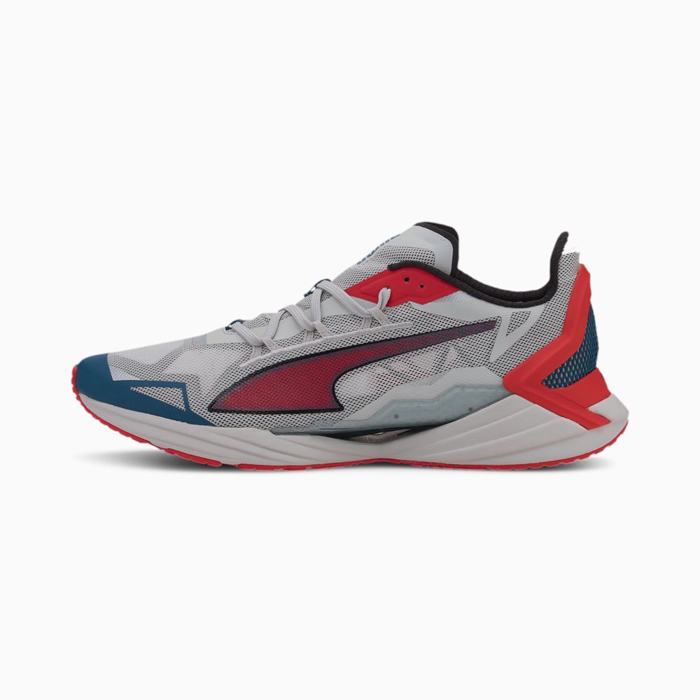 Puma UltraRide Férfi Futócipő - Szürke Lila/Piros ( Hungary - AJXWF6904 )